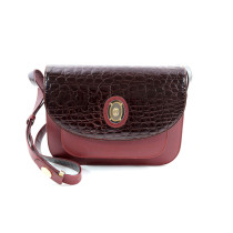 Cartier Tracolla Vintage Pelle Bordeaux