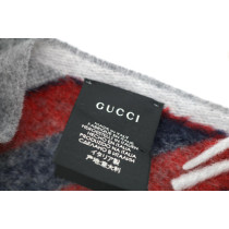 Gucci Sciarpa Lana Angora Grigia
