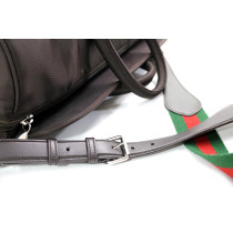 Gucci Borsone Tessuto Marrone