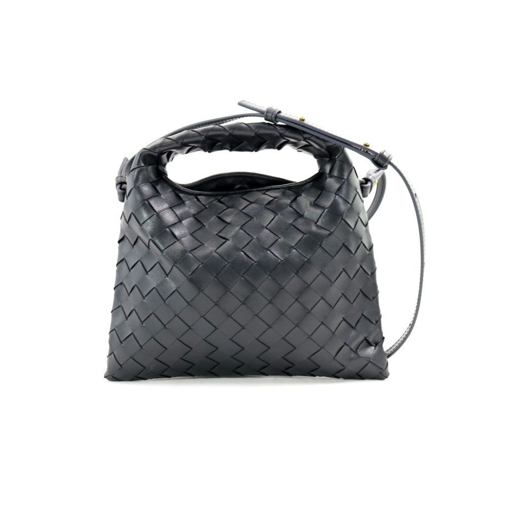 Bottega Veneta Hop Mini Pelle Blu