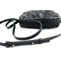 Bottega Veneta Hop Mini Pelle Blu