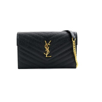 Saint Laurent Envelope Pelle Nera