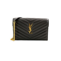 Saint Laurent Envelope Pelle Antracite