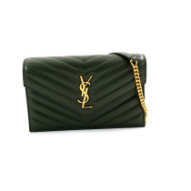 Saint Laurent Envelope Pelle Verde