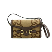 Gucci Horsebit GG Jumbo Beige