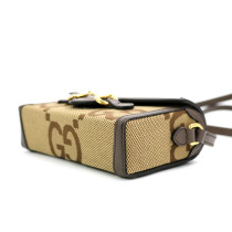 Gucci Horsebit GG Jumbo Beige