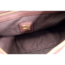 Miu Miu Wander Pelle Bordeaux