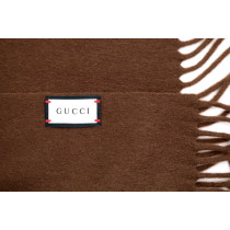 Gucci Sciarpa Lana Marrone
