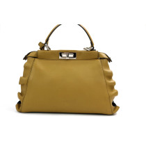 Fendi Peekaboo Waves  Pelle marrone chiaro