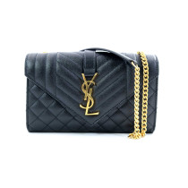 Saint Laurent Envelope Pelle Nera