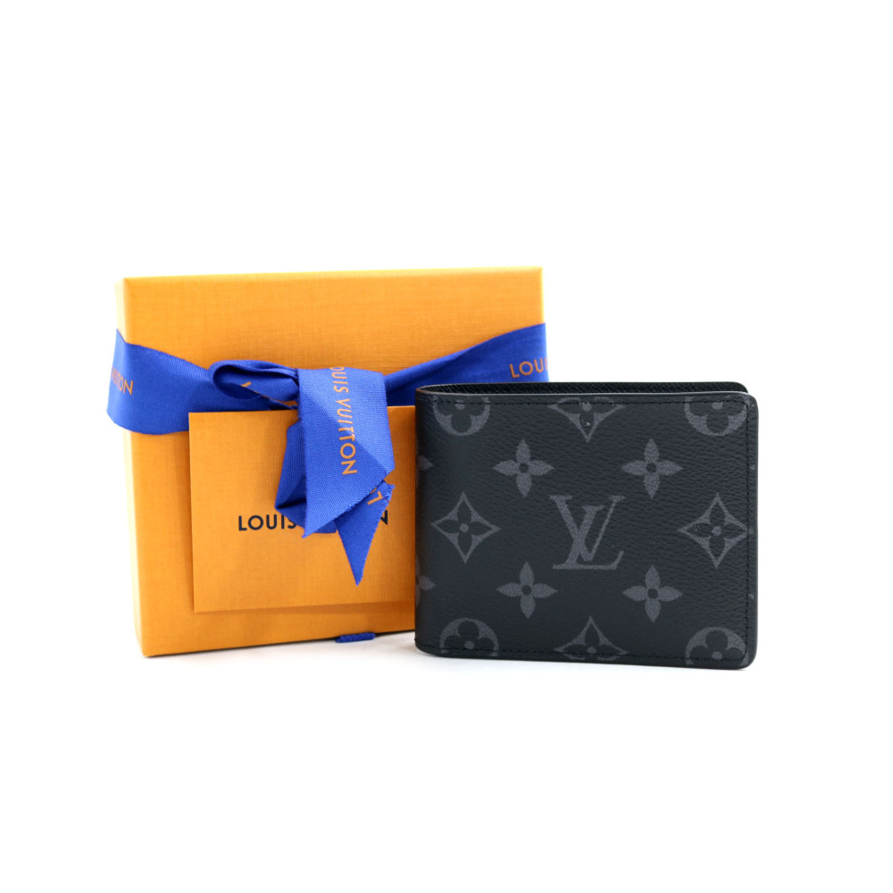 Louis Vuitton Portafoglio Slender Eclipse Nero