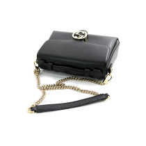 Gucci Interlocking Tracolla Pelle Martellata Nera