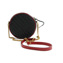Gucci Round Pelle Nera e Rossa
