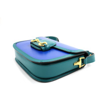 Gucci Horsebit Pelle Blu e Verde Petrolio