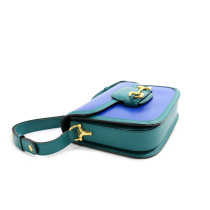 Gucci Horsebit Pelle Blu e Verde Petrolio