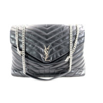 Saint Laurent Lou Lou Large Pelle Nera