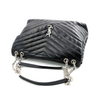 Saint Laurent Lou Lou Large Pelle Nera