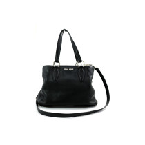 Miu Miu Shopping Pelle Nera