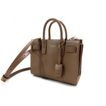 Saint Laurent Sac de Jour Nano Pelle Tortora