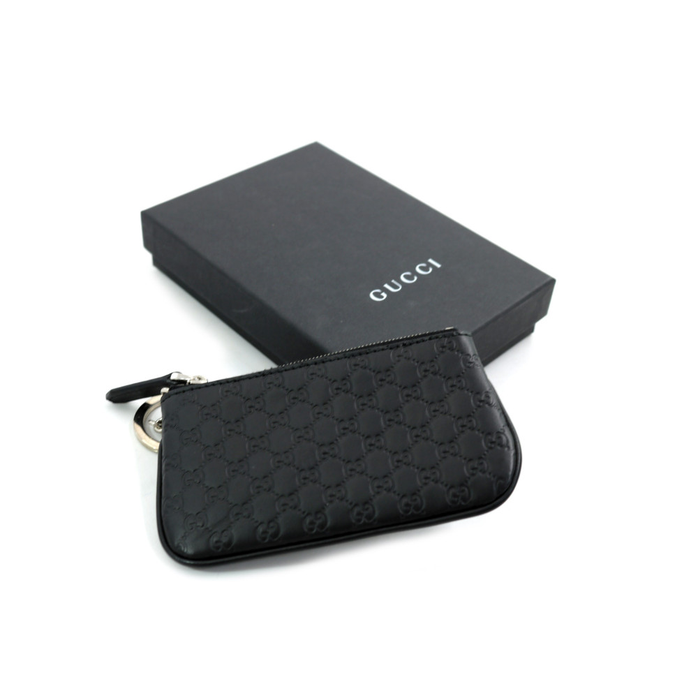 Gucci Portachiavi Pelle Nera