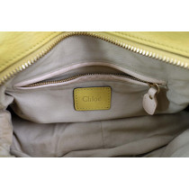 Chloe Shopping Pelle Gialla e Rosa