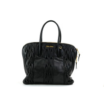 Miu Miu Shopper Pelle Nera