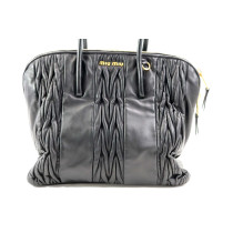 Miu Miu Shopper Pelle Nera