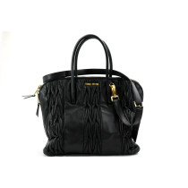Miu Miu Shopper Pelle Nera
