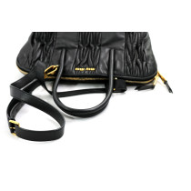 Miu Miu Shopper Pelle Nera
