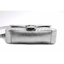 Gucci Marmont Pelle Argento