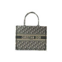 Dior Book Tote Tela Grigia