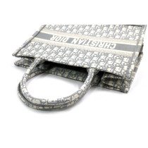 Dior Book Tote Tela Grigia