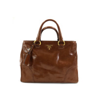 Prada Shopping Pelle di Vitello Shine Palissandro