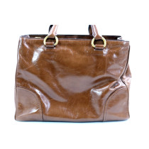 Prada Shopping Pelle di Vitello Shine Palissandro