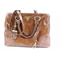Prada Shopping Pelle di Vitello Shine Palissandro