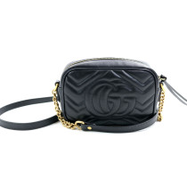 Gucci Camera Bag Marmont Mini Pelle Nera