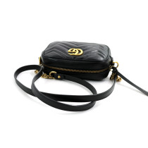 Gucci Camera Bag Marmont Mini Pelle Nera