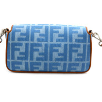 Fendi Baguette Denim Azzurro