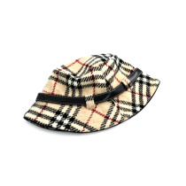 Burberry Cappellino Lana Check Beige