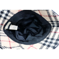 Burberry Cappellino Lana Check Beige