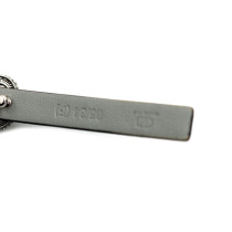 Valentino Cintura VLogo Pelle e Cristalli Argento