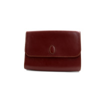 Cartier Clutch Pelle Bordeaux
