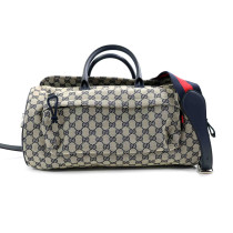 Gucci Borsa da Viaggio Tessuto Blu