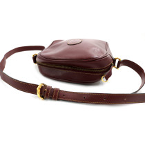 Cartier Tracolla Pelle Bordeaux