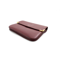 Cartier Pochette Pelle Bordeaux