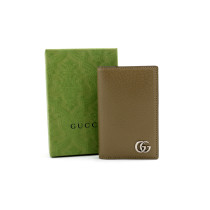 Gucci Portafoglio Verticale Pelle Verde Oliva
