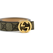 Gucci Cintura Interlocking Marrone