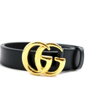 Gucci Cintura Marmont Pelle Nera