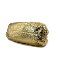Bottega Veneta Cloutch Pelle Oro