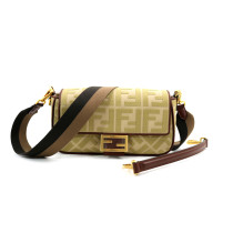 Fendi Baguette Tela Verde Chiaro